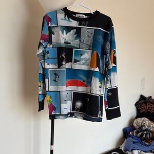 Molo Multicolor Graphic Long Sleeve Top